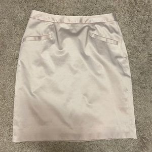 Club Monaco Pencil Skirt in Ivory